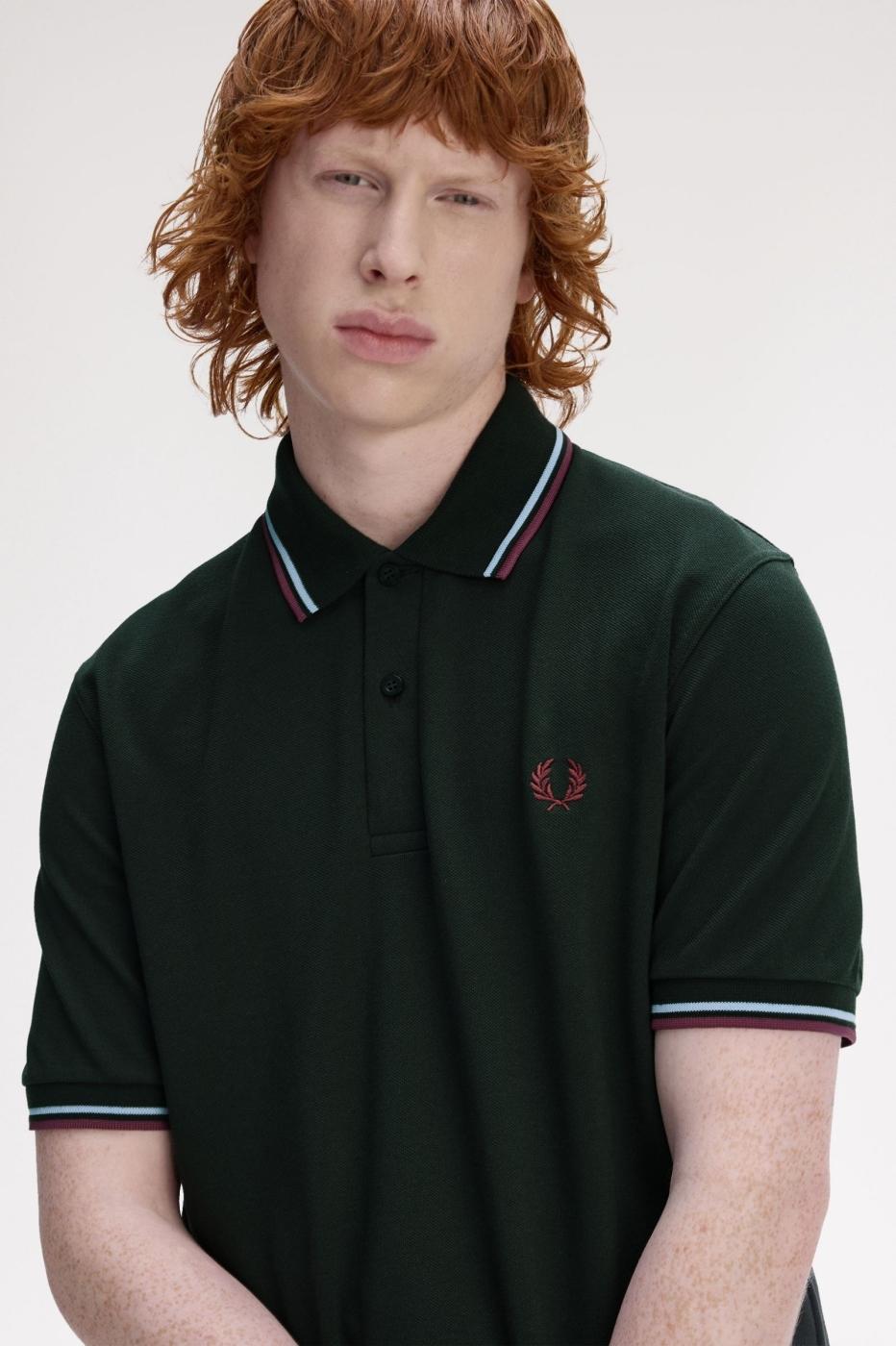 Polo Fred Perry en Verde para Hombre