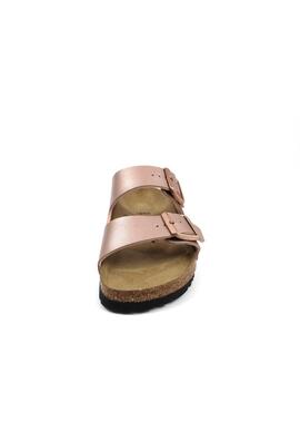 Sandalia Birkenstock Arizona Bs Copper en Oro Rosa