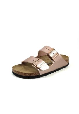Sandalia Birkenstock Arizona Bs Copper en Oro Rosa