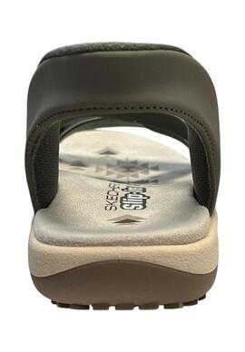 Sandalia Senderismo Reggae Slim en Verde para Mujer