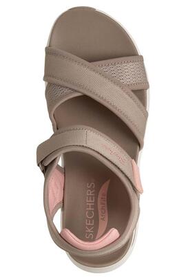 Sandalia Skechers Arch Fit 2.0 en Beige para Mujer