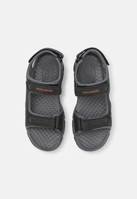 Sandalia Skechers Tresmen Reece en Gris para Hombre
